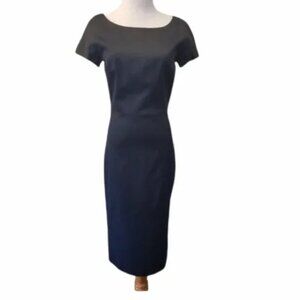 NWOT Stills black short sleeve dress back zipper women's size XS (306)